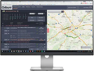 Black branded dashboard